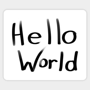 Hello World Sticker